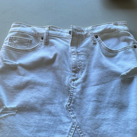 White Denim Skirt - Picture 4 of 8